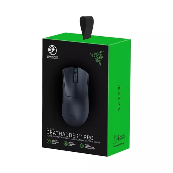 Razer DeathAdder V3 Pro Gaming Mus - Svart Svart
