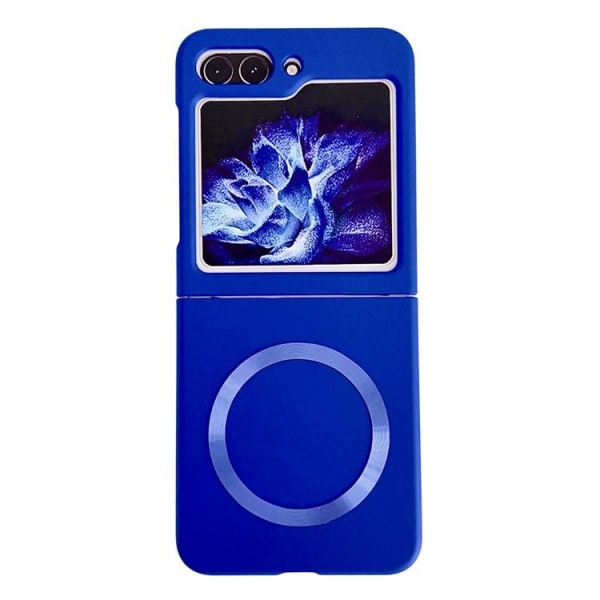 Galaxy Z Flip 5 Mobilskal Magsafe Skinn-Touch - Mörkblå