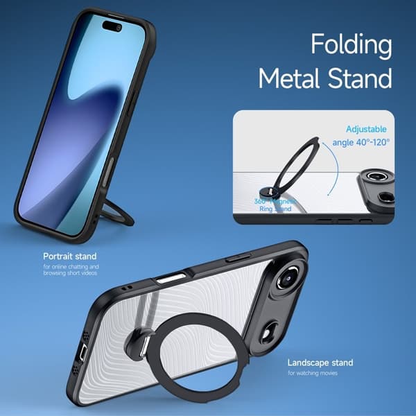 DUX DUCIS Aimo Mobilskal för iPhone Air - TPU+PC - Svart