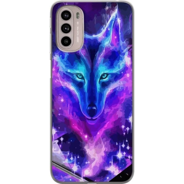 Mobilskal till Motorola Moto G41 med Neon Varg