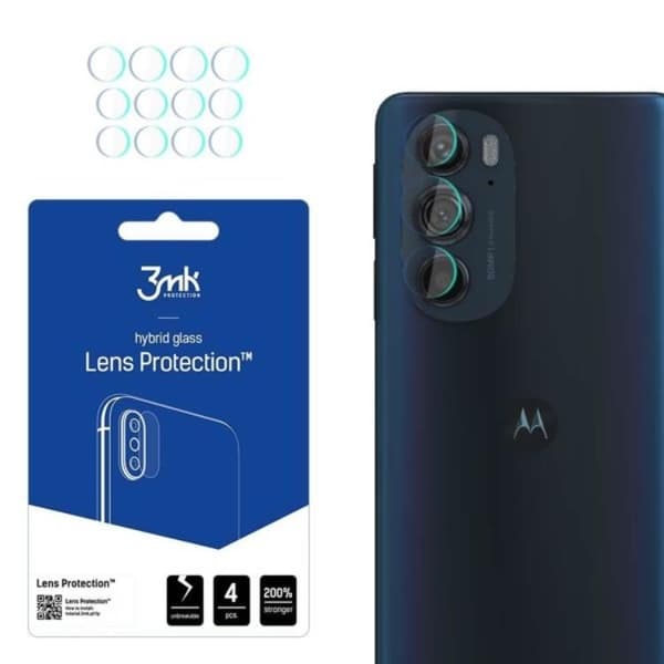 3MK Motorola Edge 30    Kameralinskydd Transparent