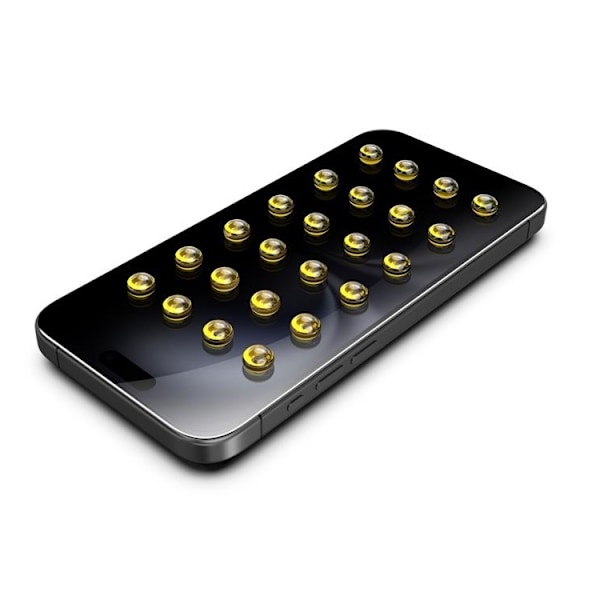 LIVSTIDSGARANTI - BOOM iPhone 16 Plus/15 Plus Privacy Härdat Glas Skärmskydd 2st Svart
