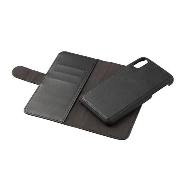 GEAR Plånboksfodral med magnetskal till iPhone XS Max - Svart Svart