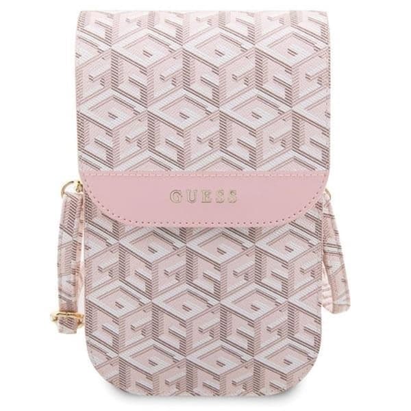 Guess Halskædeetui gCube Stripe - Pink Rosa