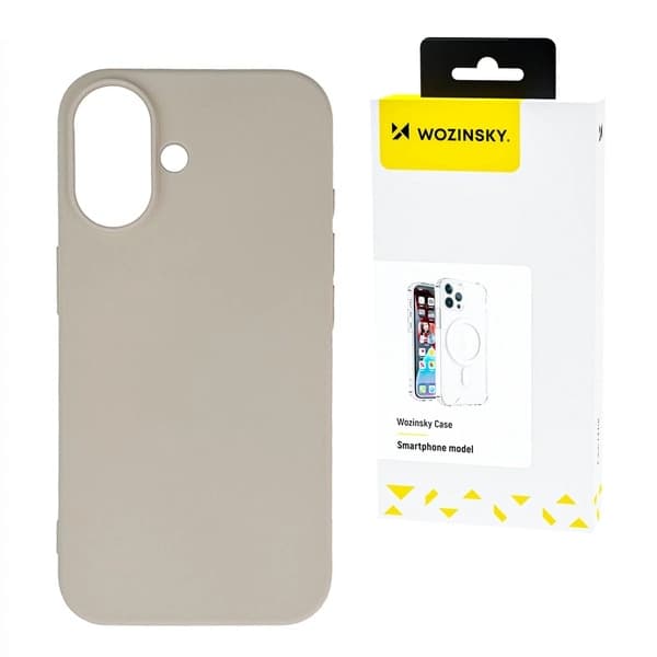Wozinsky Mobilskal till Galaxy S25 Plus Silikon - Beige