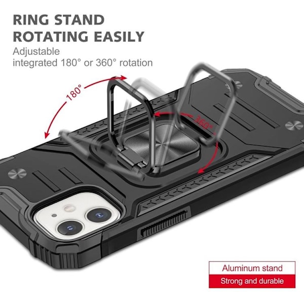 iPhone 7/8/SE (2020/2022) Skal Nitro - Svart Svart