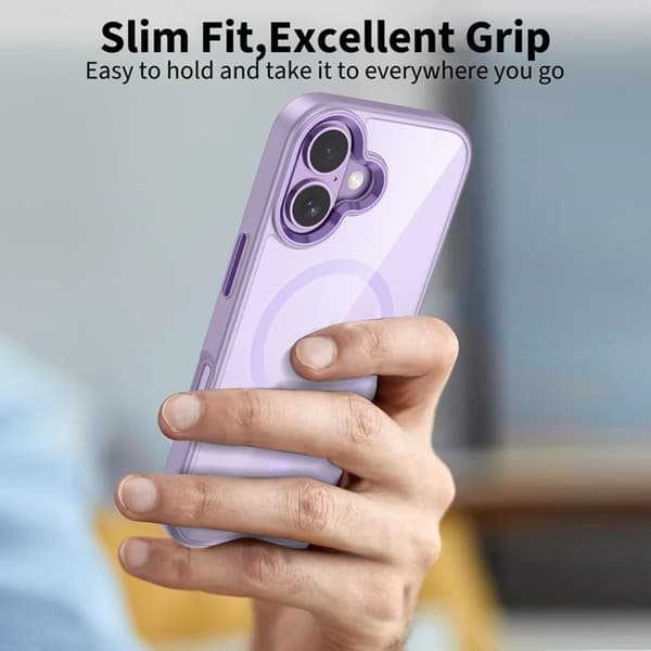 Tech-Protect Mobilskal till iPhone 17 Magsafe Magmat - Lavender/Clear Lila