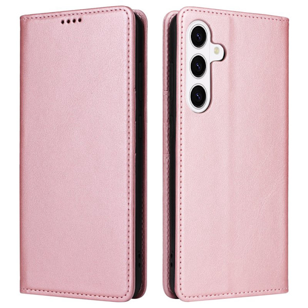 Plånboksfodral för Samsung Galaxy S26 Plus RFID Blocking Konstläder - Rosa