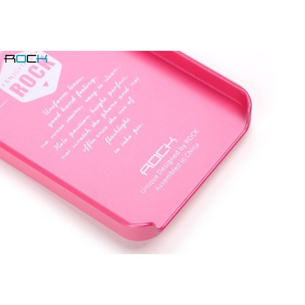 Rock NakedShell skal till Apple iPhone 5/5S/SE (Vit) + HD Skärmskydd Vit