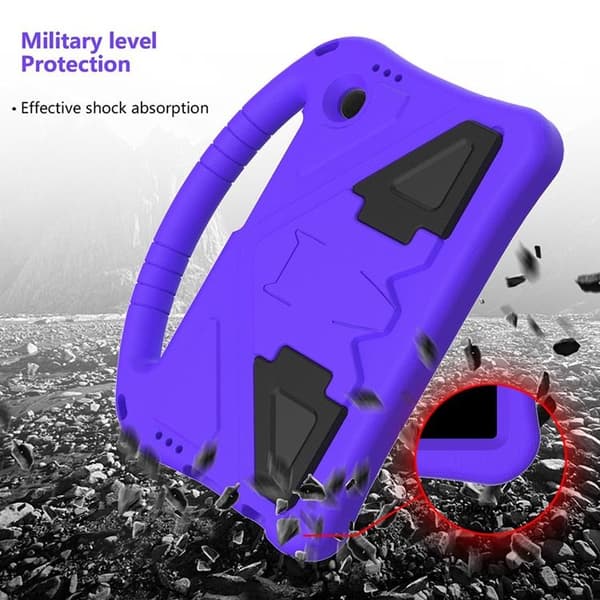 Mobilskal till Galaxy Tab A9 Kickstand Shockproof - Lila Lila