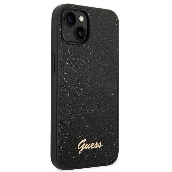 Guess Mobilskal till iPhone 14 Plus/ 15 Plus MagSafe Glitter Script