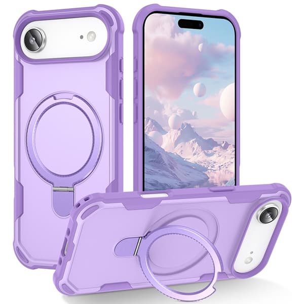 Mobilskal till iPhone Air MagSafe Kickstand Shockproof - Lila Lila