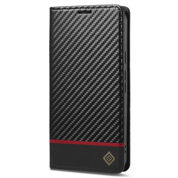 LC.IMEEKE Google Pixel 9 Pro XL Plånboksfodral Konstläder - Svart