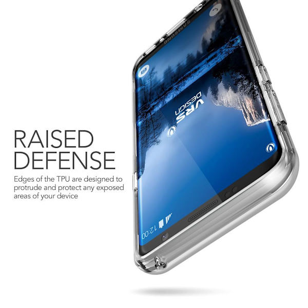 Verus Crystal Bumper Skal till Samsung Galaxy S8 - Silver Silver