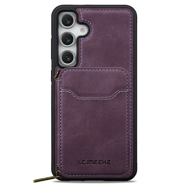 LC.IMEEKE Plånboksfodral för Samsung Galaxy S26 Plus Magnetiskt PC + TPU - Lila