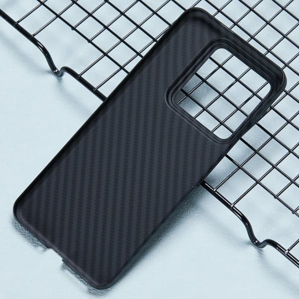 X-LEVEL Mobilskal till Xiaomi 14 Pro Kolfiber Textur Slim Svart