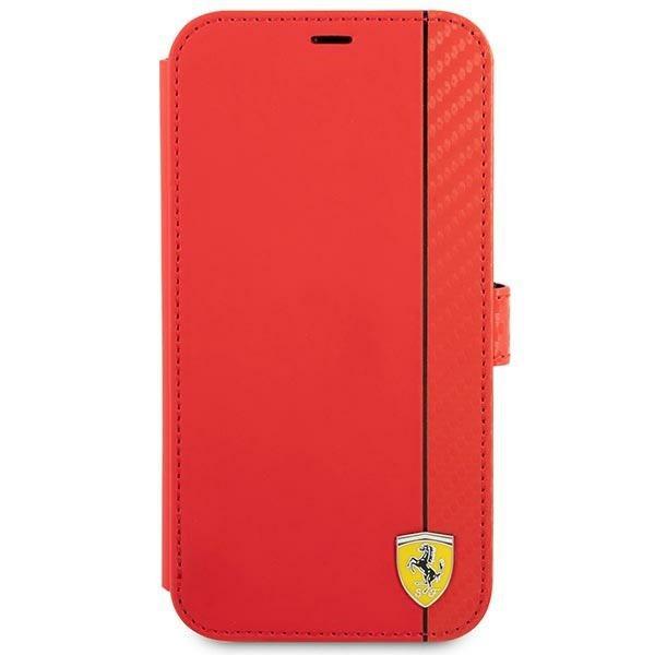 Ferrari On Track Carbon Stripe Case iPhone 13 Mini - Rød Red