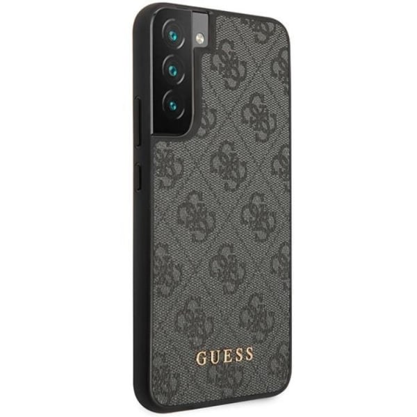 Guess Galaxy S24 Ultra Mobilskal 4G Metal Guld Logo - Sort