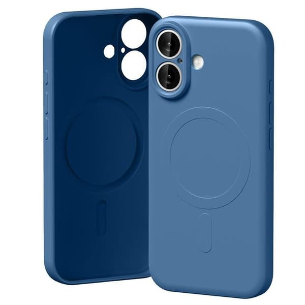 Mercury Telefontaske til iPhone 17 MagSafe Semi-Silicone - Blå Blå