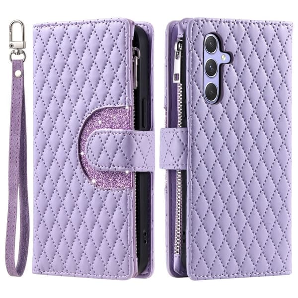 ZIZO Samsung Galaxy S26 Plus Skal Glittrande Konstläder - Lila