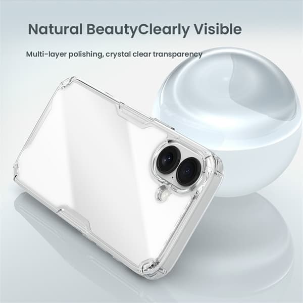 NILLKIN Mobilskal till iPhone 17 Nature Pro - Transparent Transparent