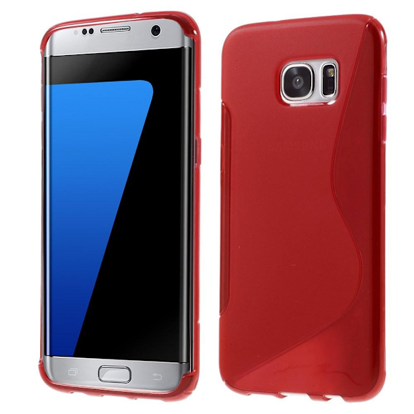 Flexicase Skal till Samsung Galaxy S7 Edge - Röd Röd