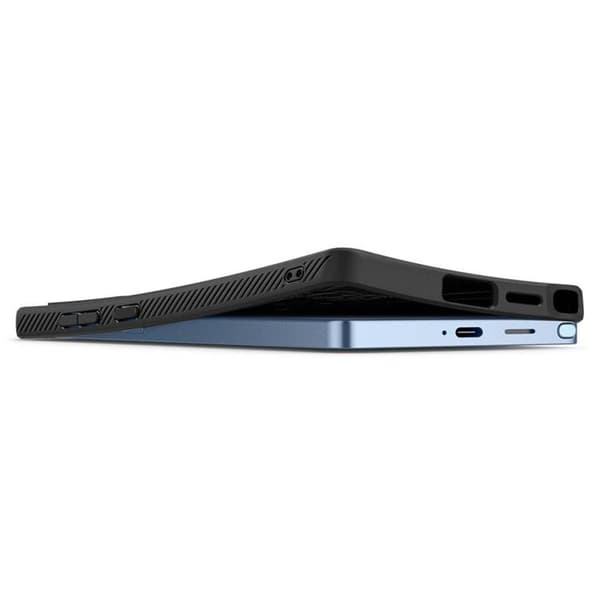 Spigen telefontaske til Galaxy S25 Ultra Liquid Air - Mat Sort Svart