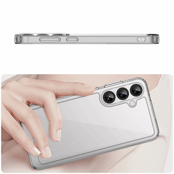 Mobilskal till Galaxy S25 Outer Space med Ram - Transparent Transparent