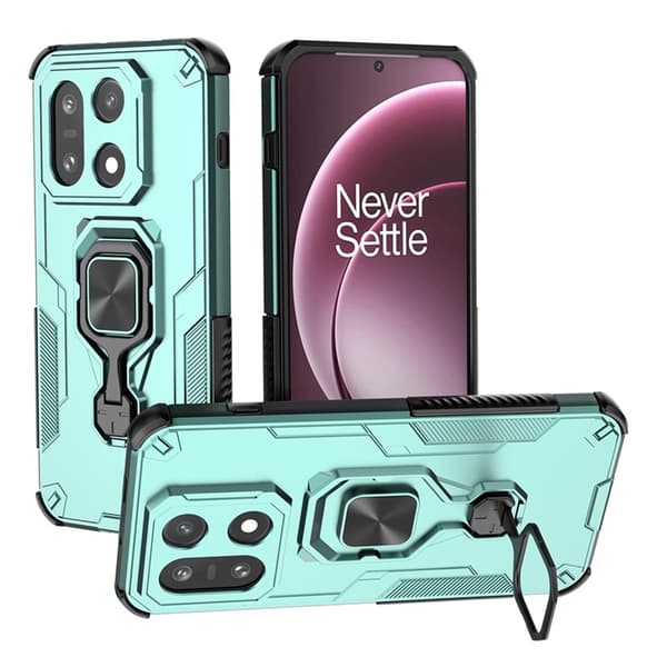 Mobilskal till OnePlus 15 5G Rotatable Ring Kickstand - Grön Grön