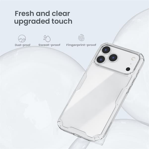 NILLKIN Mobilskal till iPhone 17 Pro Nature Pro - Grå Grå