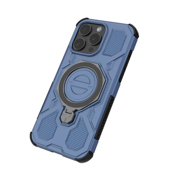 Mobilskal till iPhone 15 Pro Max Plast Shockproof - Blå