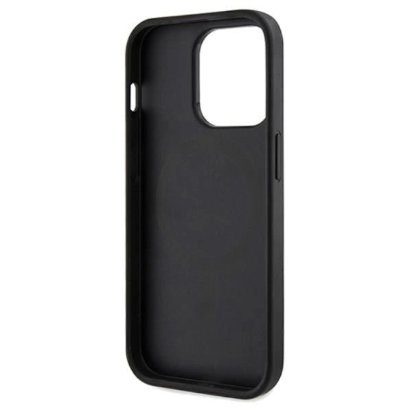 Guess iPhone 15 Pro Max Mobilskal Magsafe 4g Stripes - Sort Black