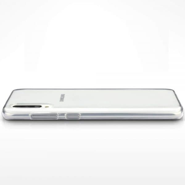 Qubits-puhelinkuori Samsung Galaxy A70 - läpinäkyvä Transparent