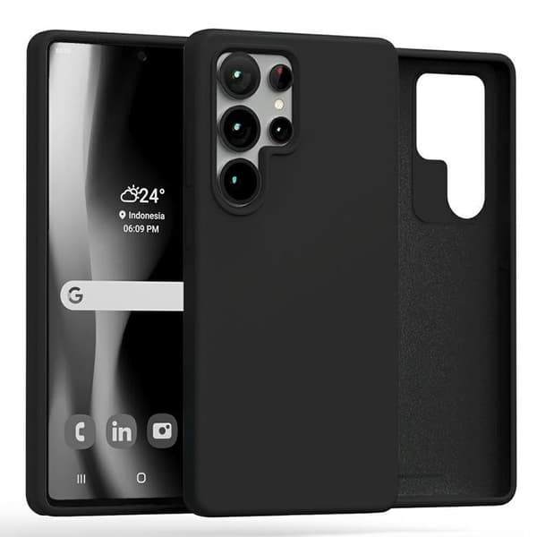 Mercury Telefontaske til Galaxy S25 Ultra Silikone - Sort Svart