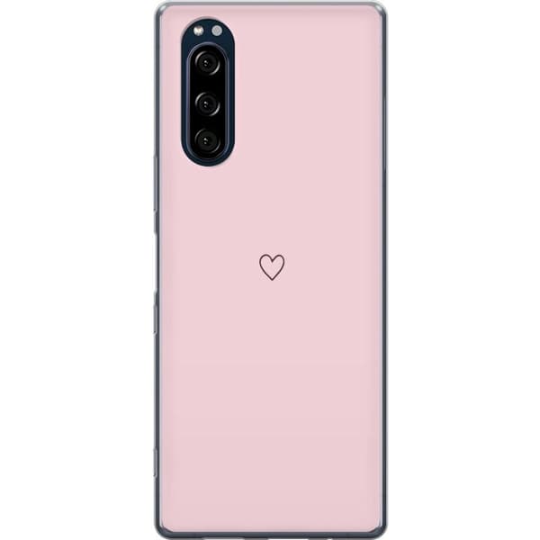 Mobilcover til Sony Xperia 5 med Lille Hjerte