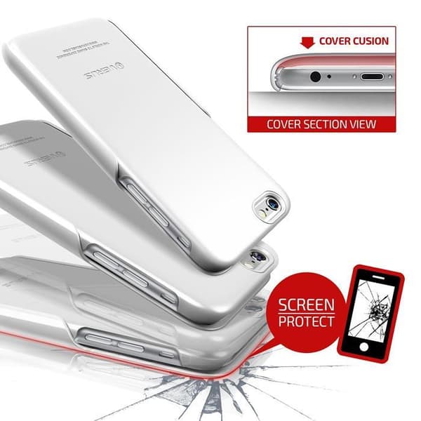 Verus Slim Slide Skal till Apple iPhone 6 / 6S  - Vit Vit