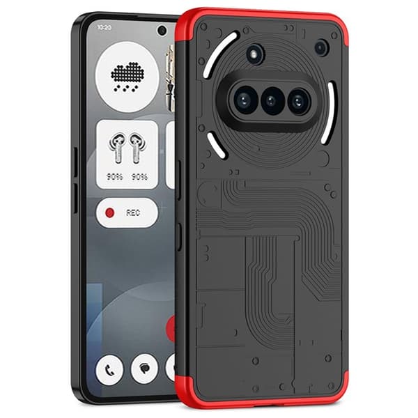 GKK Shield Series Nothing Phone (3a) Fodral Hård PC - Röd
