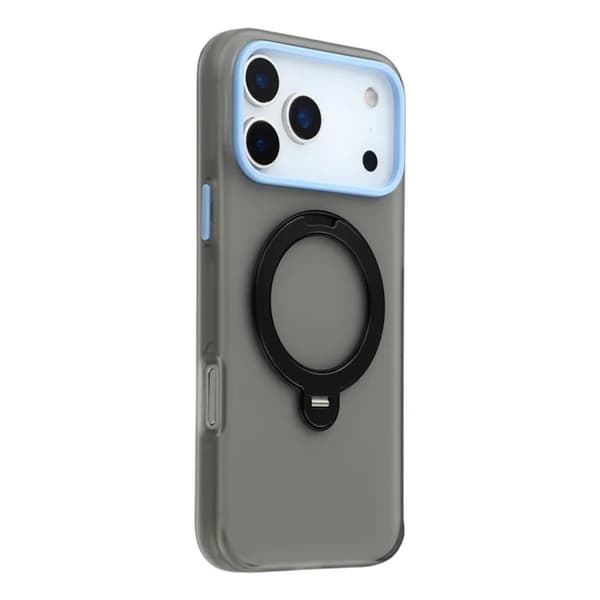 KIGC Mobilskal till iPhone 17 Pro Rotating Kickstand - Svart Svart