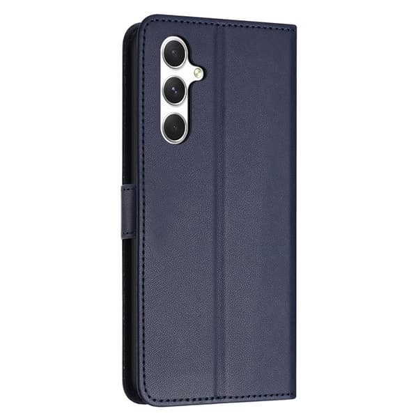 Plånboksfodral för Samsung Galaxy S26 Plus Konstläder med ställ - Blå