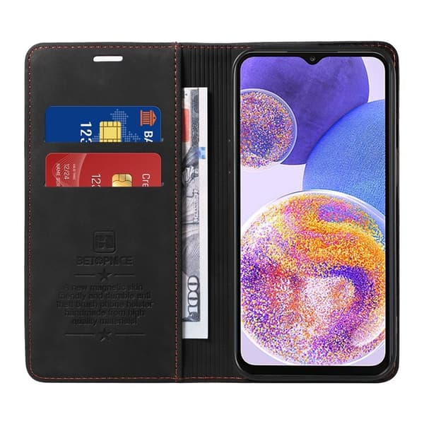 BETOPNICE 003 Samsung Galaxy A53 5G Plånboksfodral Konstläder - Svart