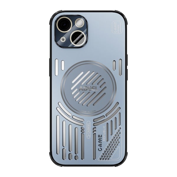 ABEEL Mobilskal till iPhone 13 Aluminium + PC + TPU - Blå