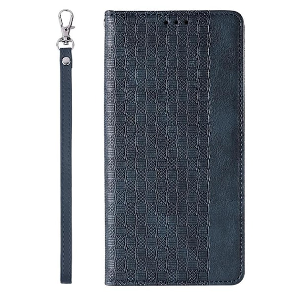 iPhone 13 Pro Max Pungetui Magnet Strap - Blå Blå
