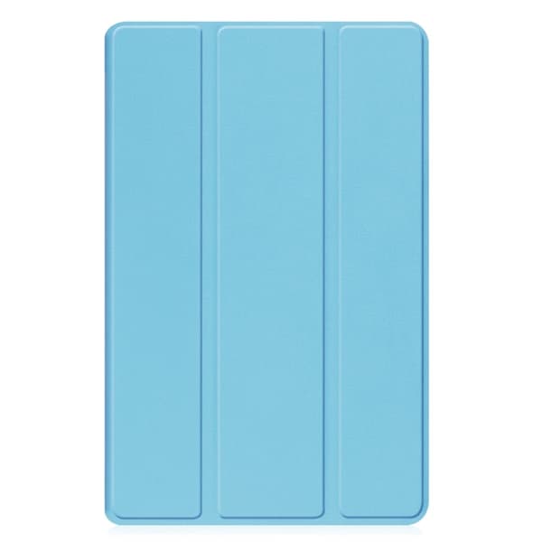 Galaxy Tab A9 Plus Fodral Tri-Fold KonstLäder - Blå HimmelsBlå