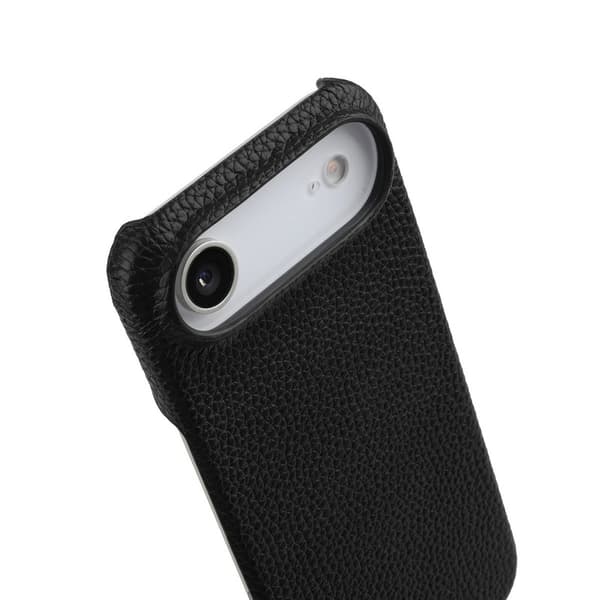 MELKCO Mobilskal till iPhone Air Äkta Läder PC Svart