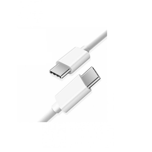 SiGN Snabb USB-C till USB-C kabel 60W 3A 1m PD - Vit Vit