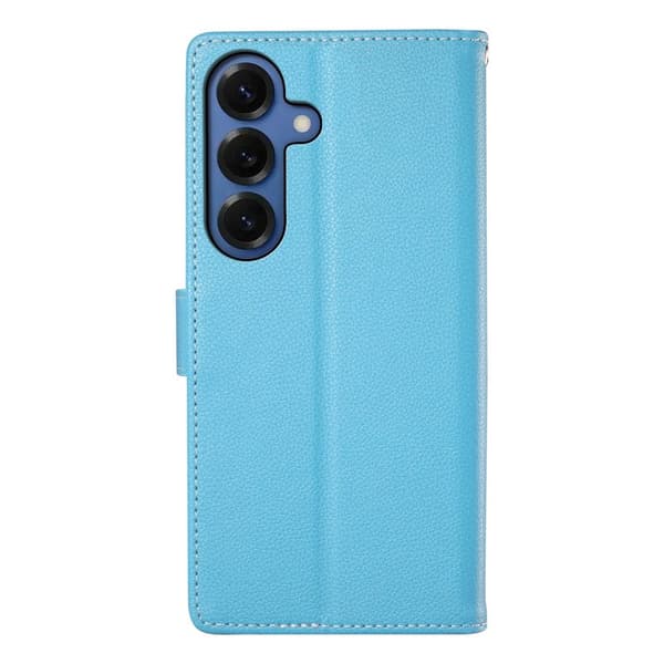 Plånboksfodral för Samsung Galaxy S26 Plus Magnetiskt Konstläder - Ljusblå