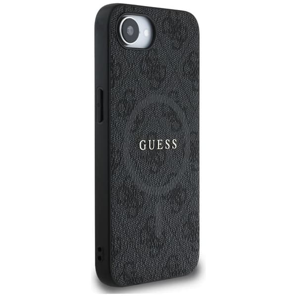 Guess telefonetui til iPhone 16e MagSafe 4G Ring Classic Logo Svart