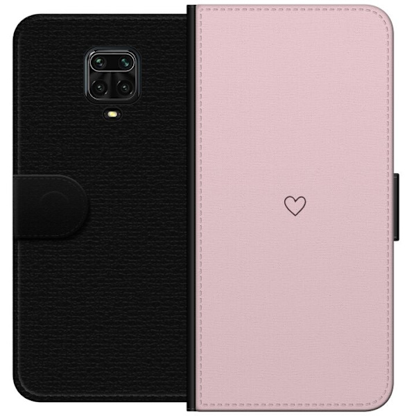 Pungcover til Xiaomi Redmi Note 9 Pro med Lille Hjerte