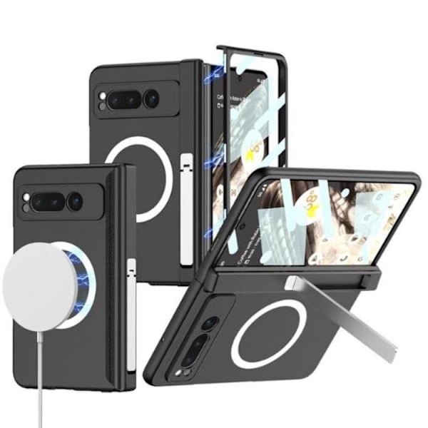 GKK Google Pixel Fold Mobilskal Magsafe Kickstand - Svart Svart