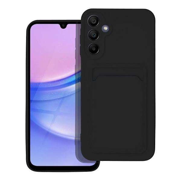 Galaxy A15 Mobilskal Korthållare - Svart Svart
